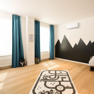 Daikin Perfera wall-mounted aircon in bedroom