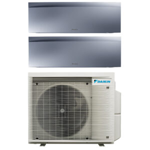 Daikin multi-split connected to 2 Emura Silver