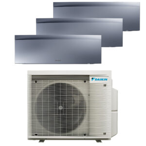 Daikin multi-split connected to 3 Emura Silver