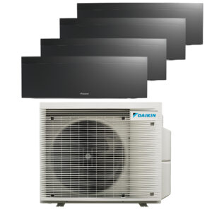 Daikin multi-split connected to 4 Emura Black