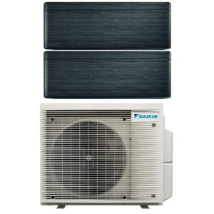 Daikin multi-split geconnecteerd op 2 kamers met het binnentoestel Stylish Hout. Meerdere kamers erwarmen & koelen met maar 1 airco buitentoestel.