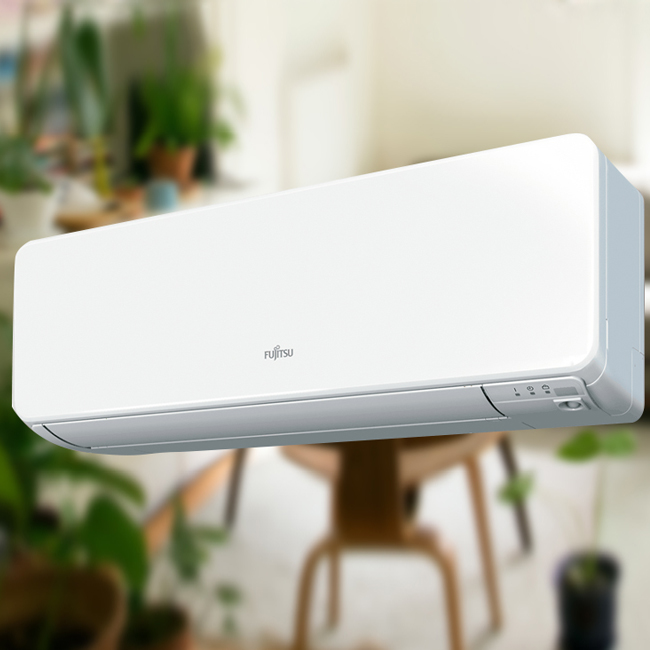 Fujitsu KG-Series: Energiezuinige airco's met inverter, R32-koelmiddel, stilte en modern design voor diverse kamergroottes.