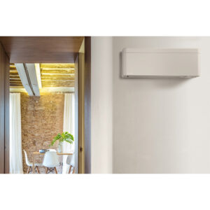 Daikin Stylish White airco voor Slaapkamers: Verfijnde Comfortkoeling. Compact, stil, en voorzien van invertertechnologie. Met actieve luchtzuivering.