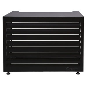 airco omkasting zwart op witte achtergrond